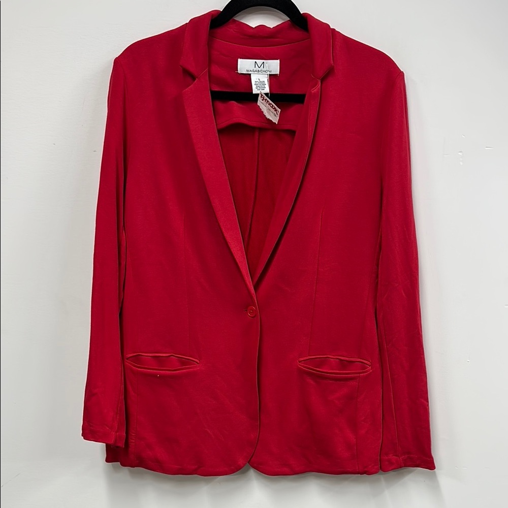 New Magaschoni Red Women's Blazer L